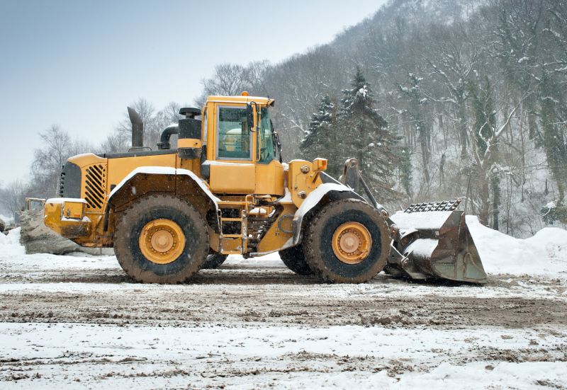 Heavy Machinery in Winter